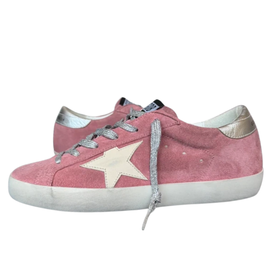Golden Goose Superstar Sneakers (Pink) (Womens) (New)