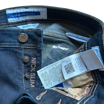Jacob Cohën Nick Slim Fit Jeans (Navy) (New)