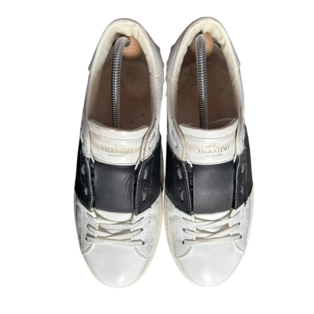 Valentino Garavani Open Sneakers (White Black)
