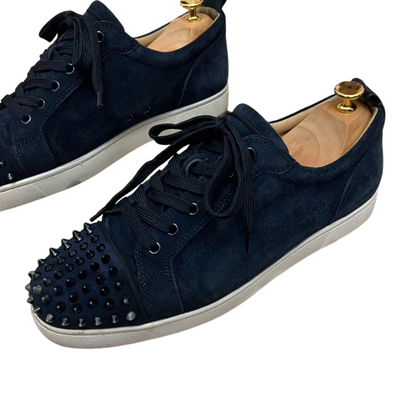 Christian Louboutin Louis Junior Spike Sneakers (Navy)