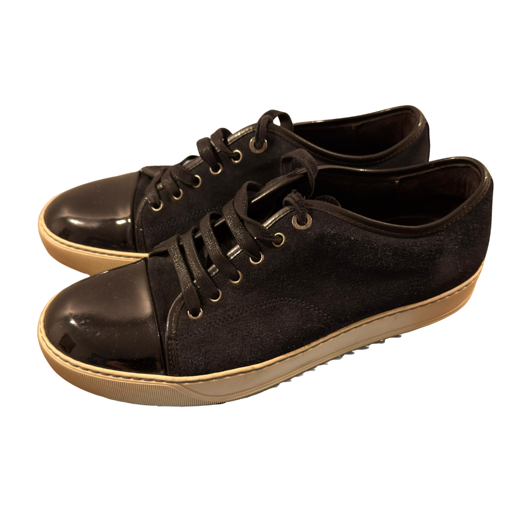 Lanvin Cap Toe Sneakers (Navy)