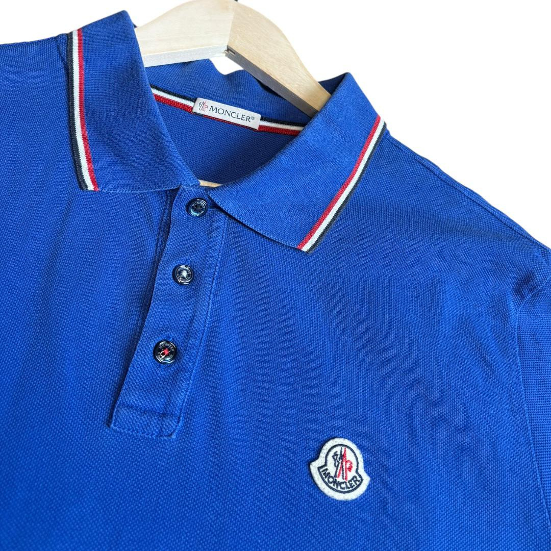 Moncler Maglia Polo Shirt (Navy Blue)