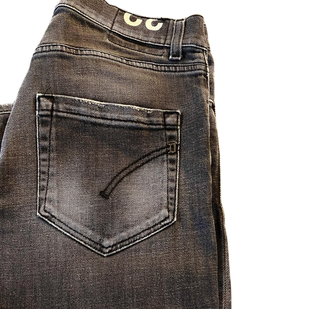 Dondup Mius Slim Fit Jeans (Dark Grey)