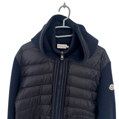 Moncler Maglione Tricot Cardigan Jacket (Navy)