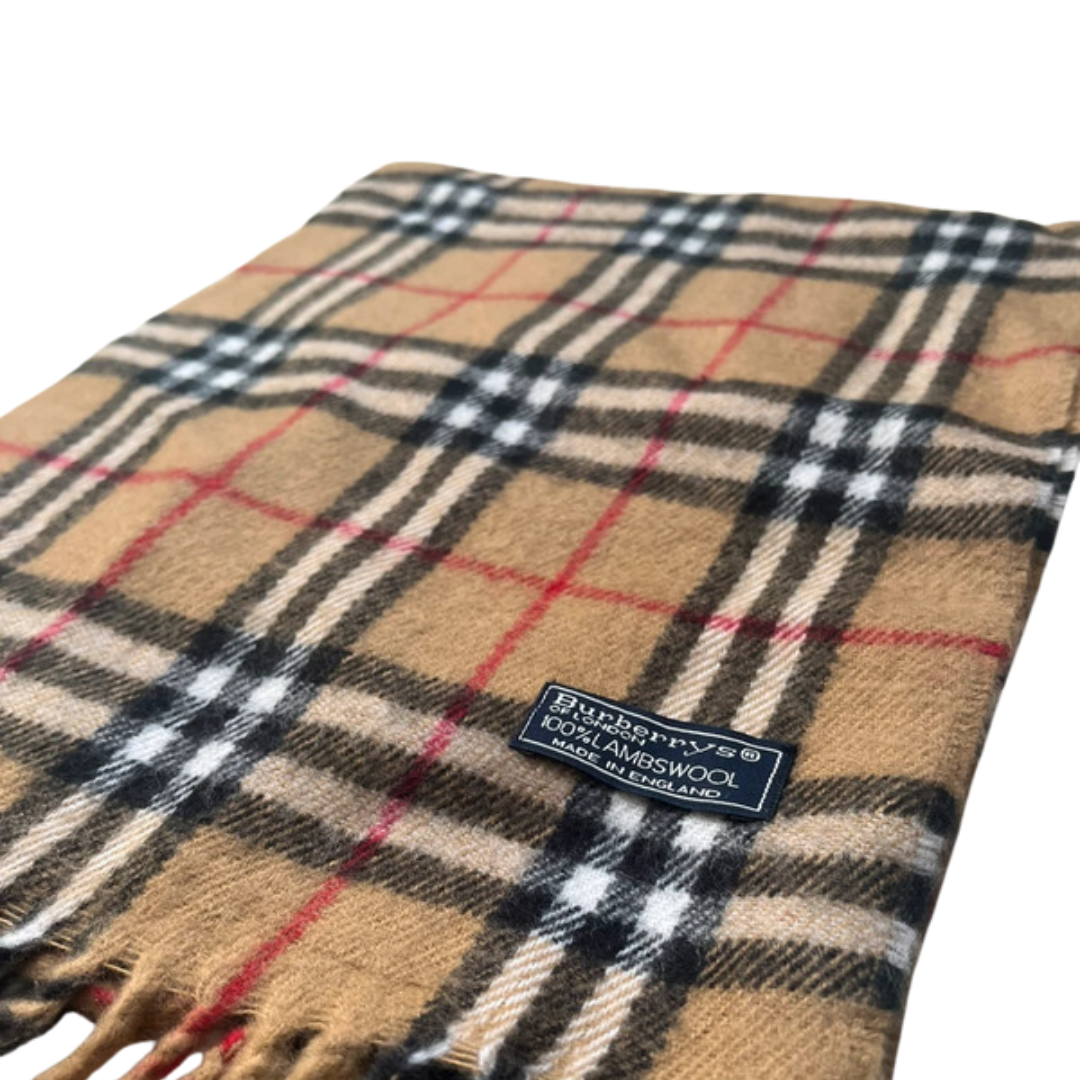 Burberry Scarf (Beige) (Vintage)