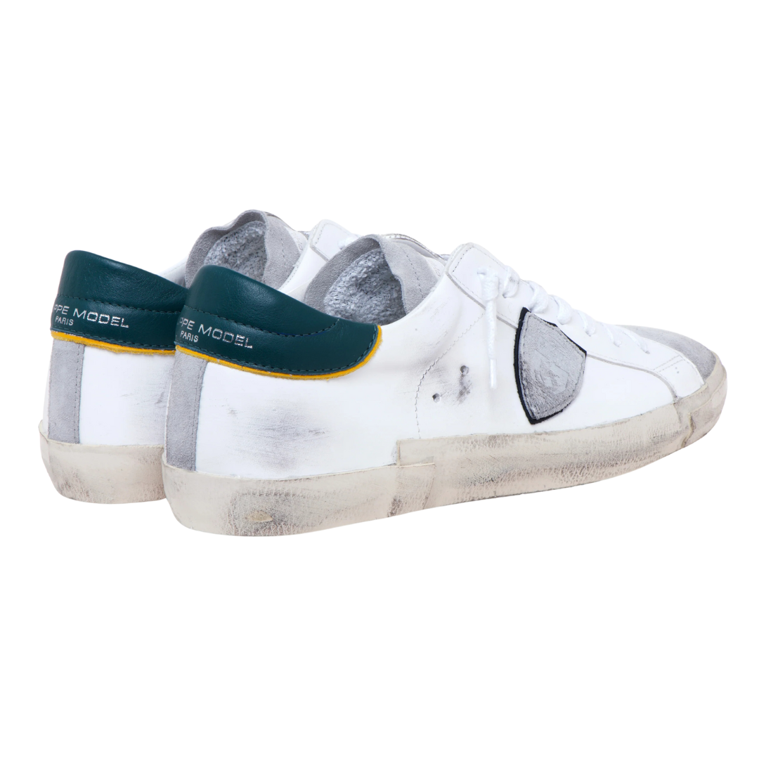 Philippe Model PRSX Sneakers (Green Heel) (New) 