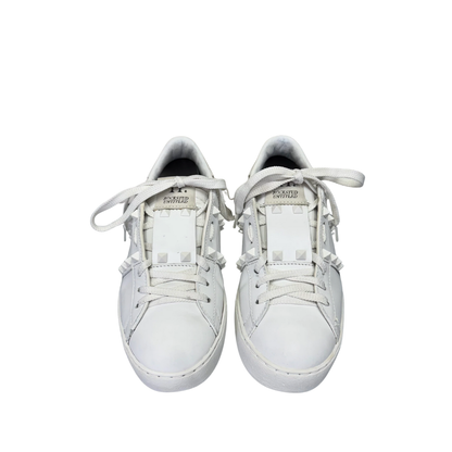 Valentino Garavani Rockstud Open Sneakers (White)