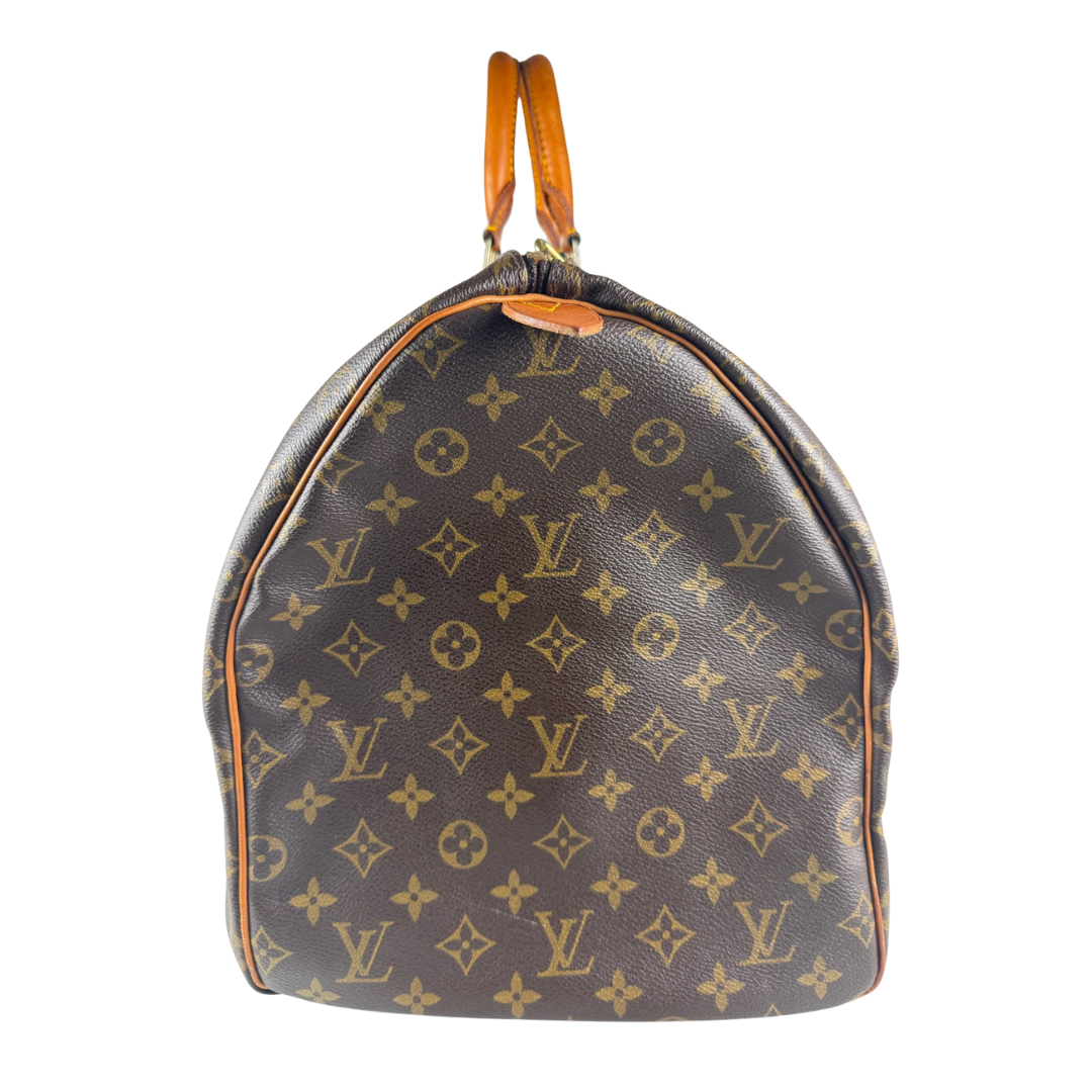 Louis Vuitton Keepall 55 Bag (Brown) (Vintage)
