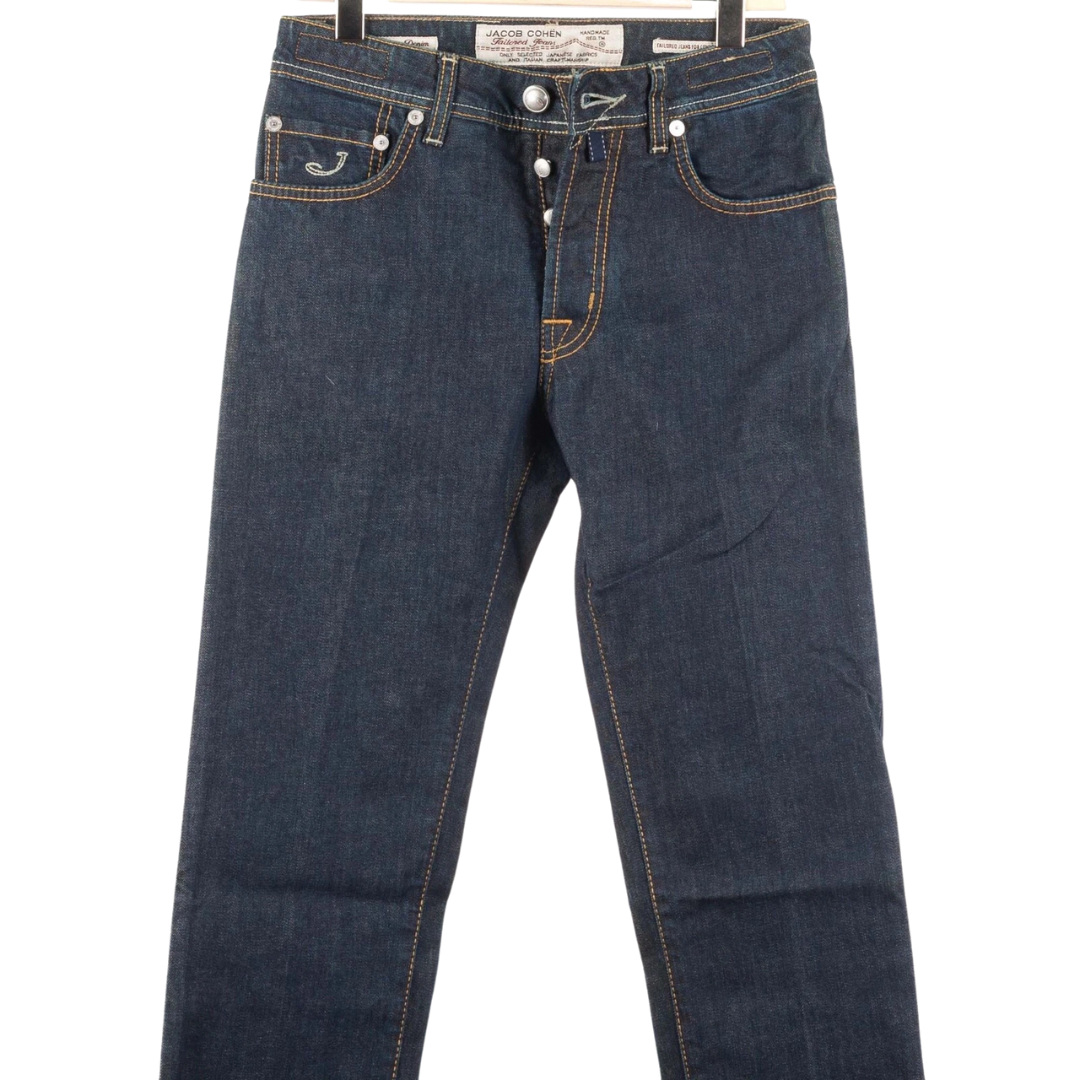Jacob Cohën 688 Slim Fit Jeans (Navy) (New)