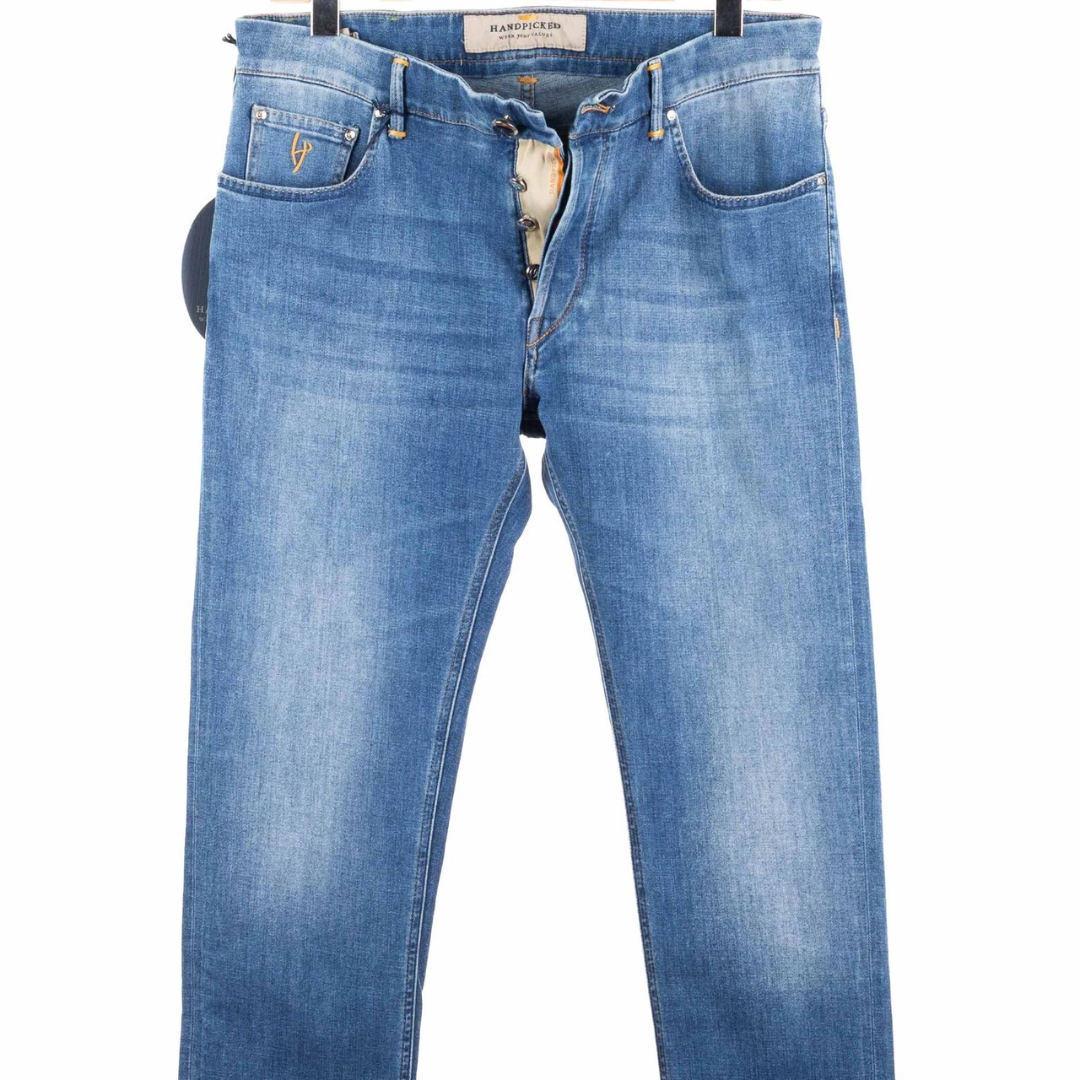 Handpicked Ravello Slim Fit Jeans (Blue) (New)