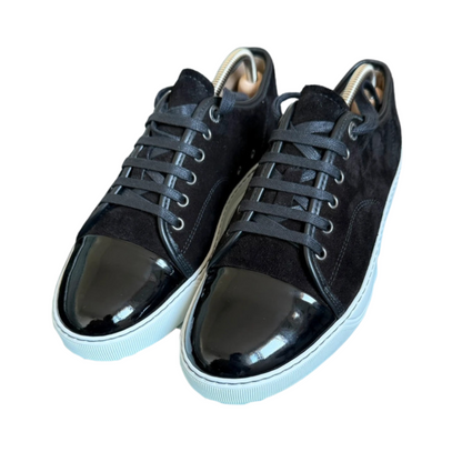 Lanvin Cap Toe Sneakers (Navy)