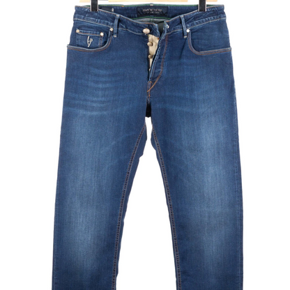 Handpicked Ravello Slim Fit Jeans (Navy) (New)