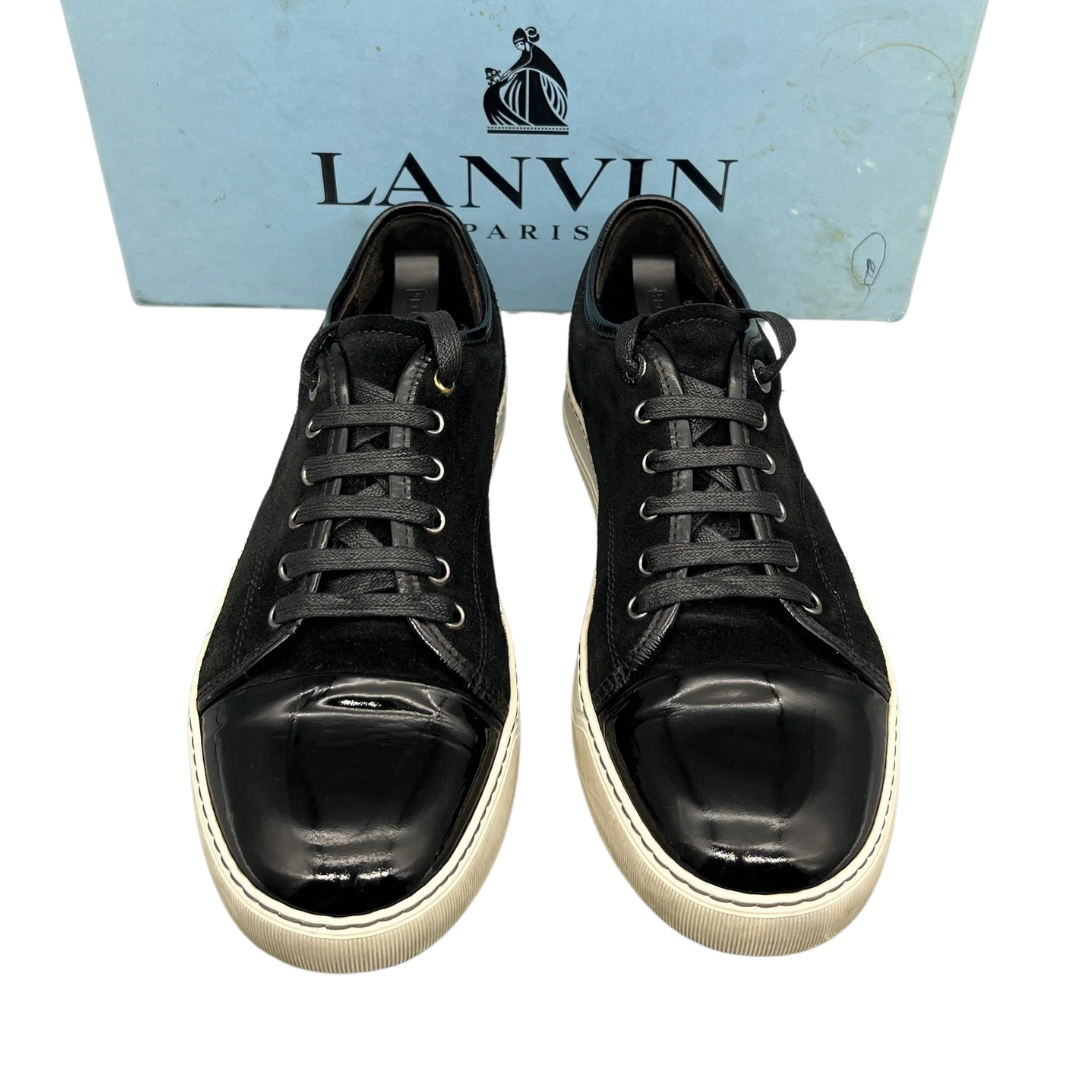 Lanvin Cap Toe Sneakers (Black)