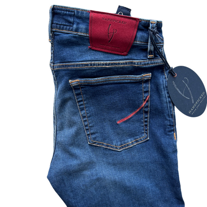 Handpicked Ravello Slim Fit Jeans (Navy Blue) (New)