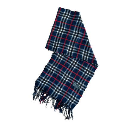 Burberry Scarf (Navy) (Vintage)