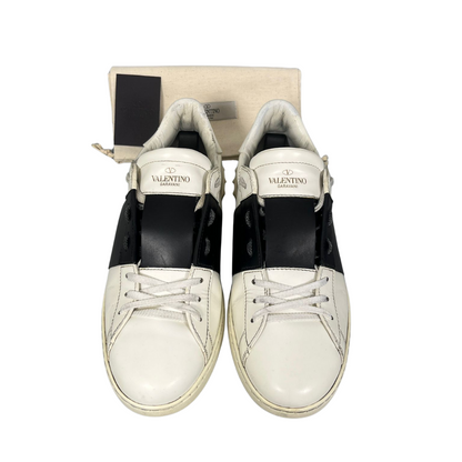 Valentino Garavani Open Sneakers (White Black)