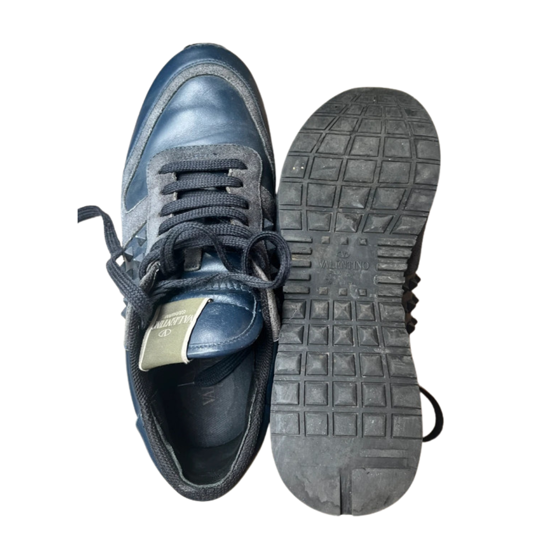 Valentino Garavani Rockrunner Sneakers (Navy)