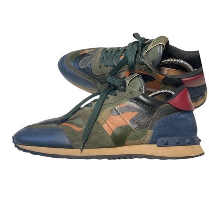 Valentino Garavani Rockrunner Sneakers (Khaki) 