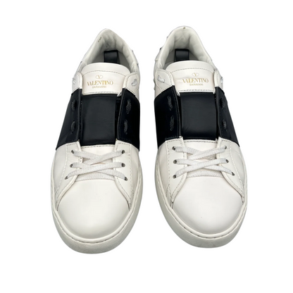 Valentino Garavani Open Sneakers (White Black)