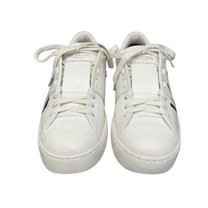 Valentino Garavani Open VLTN Sneakers (White Black) (Womens)