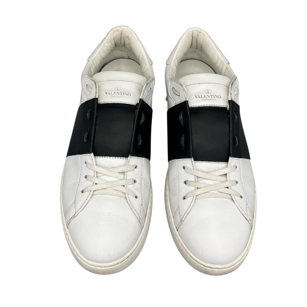 Valentino Garavani Open Sneakers (White Black)