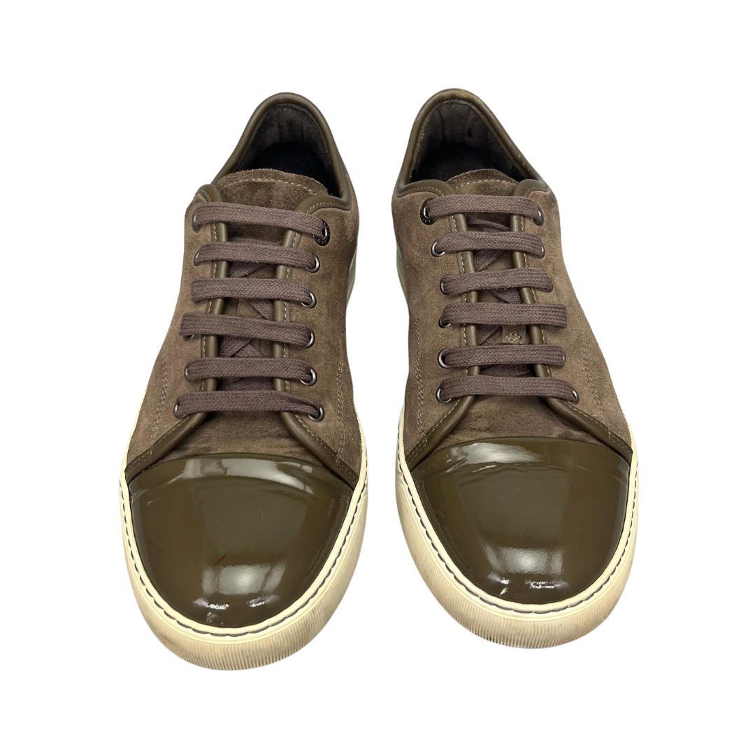 Lanvin Cap Toe Sneakers (Brown)