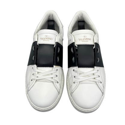Valentino Garavani Open Sneakers (White Black)