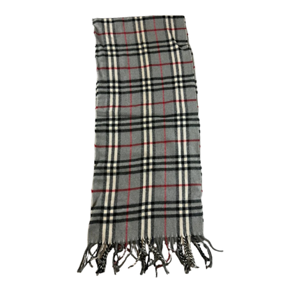 Burberry Scarf (Grey) (Vintage)