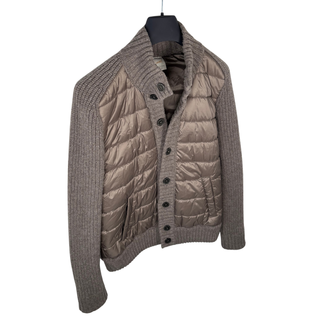 Gran Sasso Down Cardigan Jacket (Grey)