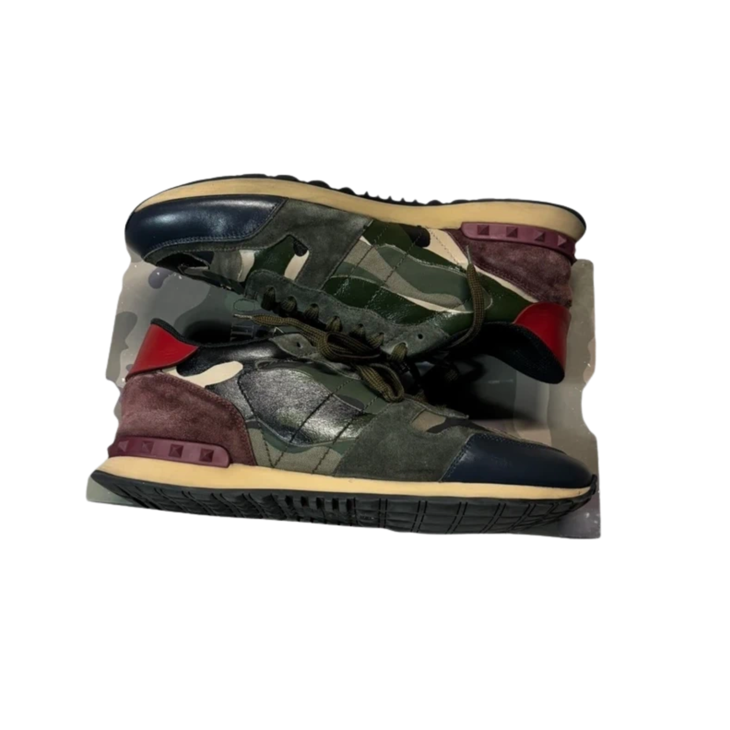 Valentino Garavani Rockrunner Sneakers (Green)