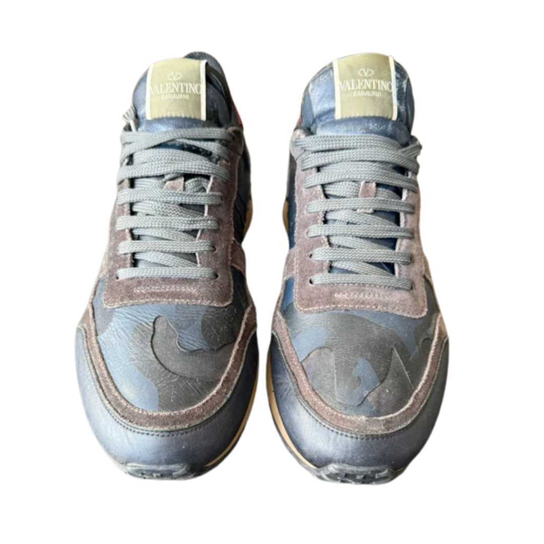 Valentino Garavani Rockrunner Sneakers (Navy)