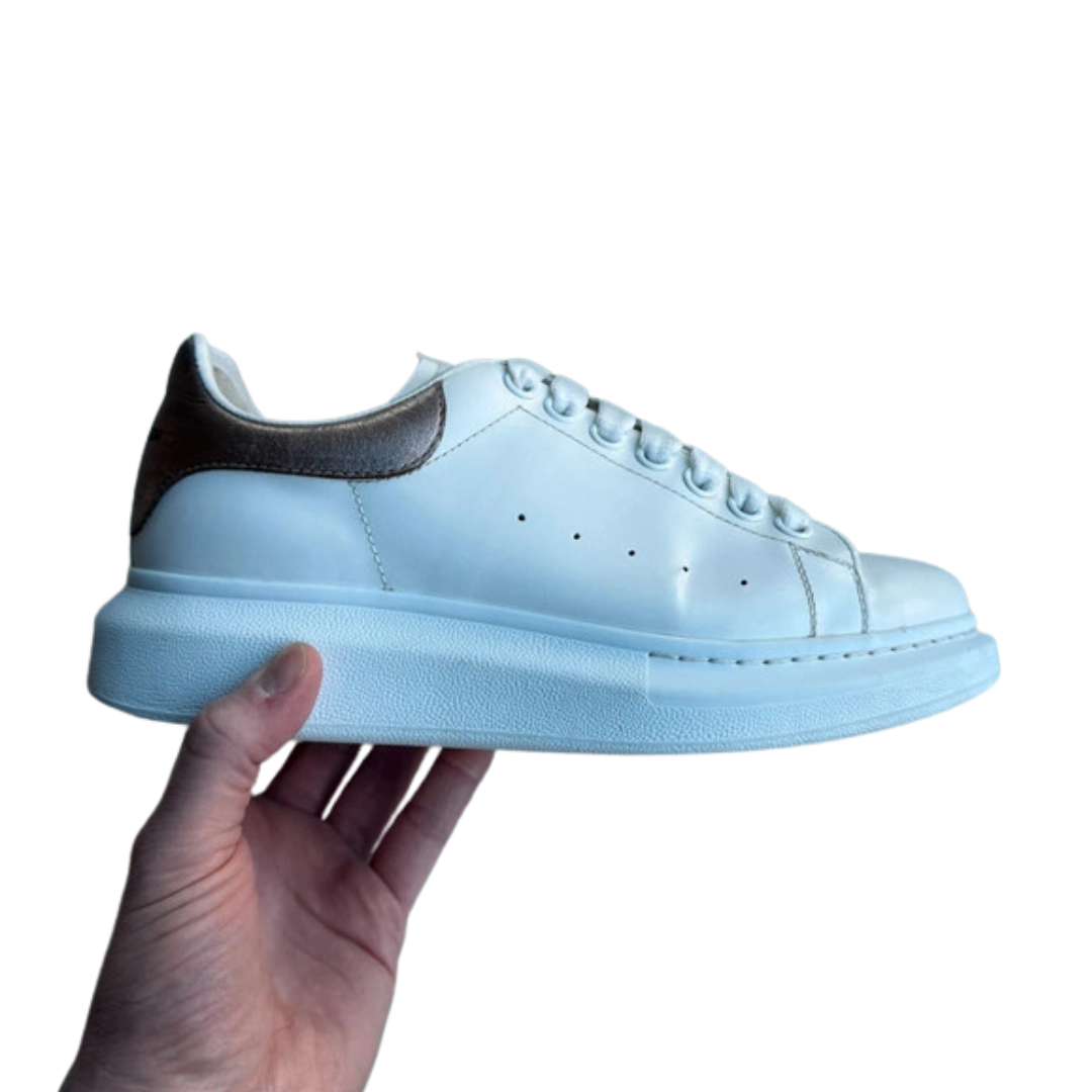 Alexander Mcqueen Sneakers (White Bronze) (Womens)