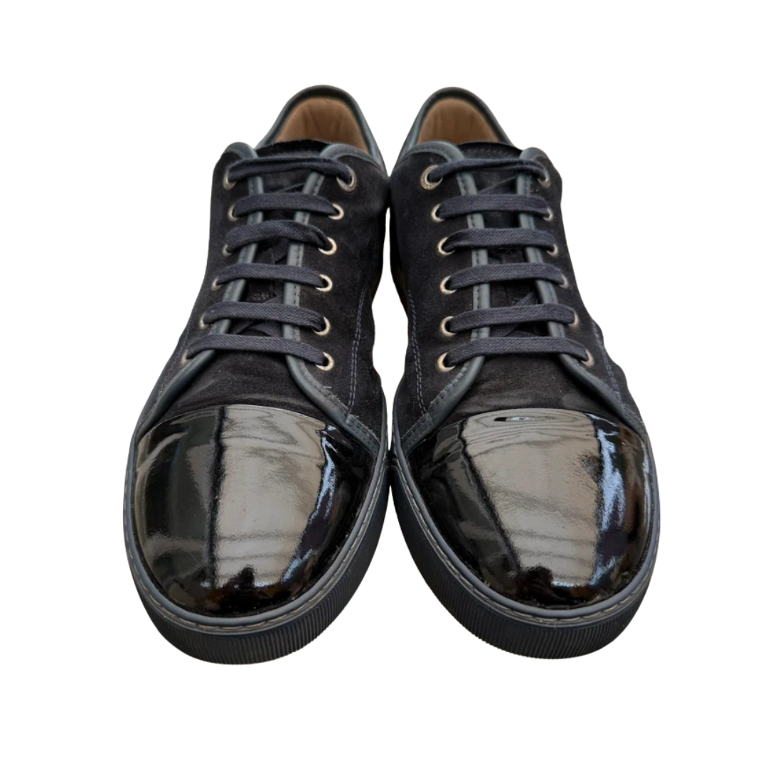 Lanvin Cap Toe Sneakers (Black)