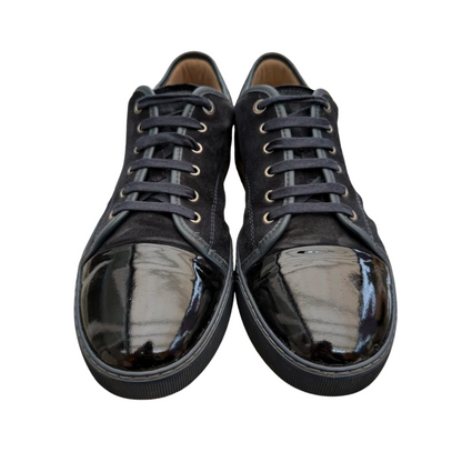 Lanvin Cap Toe Sneakers (Black)