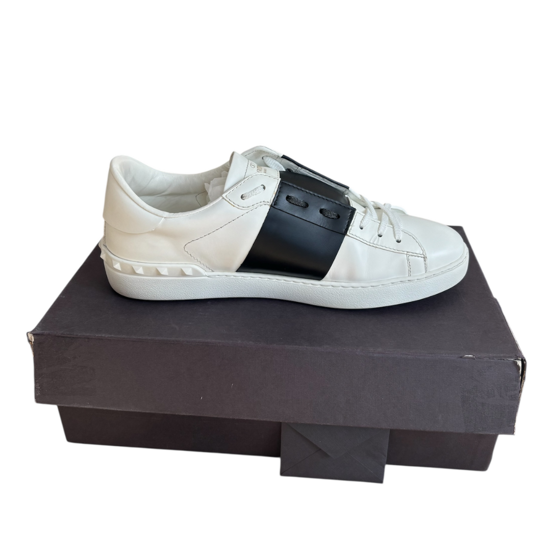 Valentino Garavani Open Sneakers (White Black)