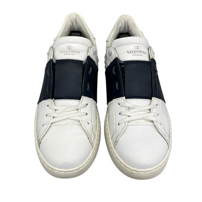 Valentino Garavani Open Sneakers (White Navy)