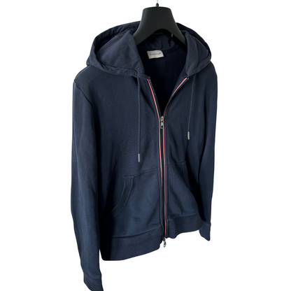 Moncler Maglia Zip-Up Sweatshirt (Navy)