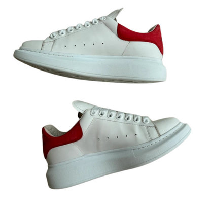 Alexander Mcqueen Sneakers (White Red) (Womens)