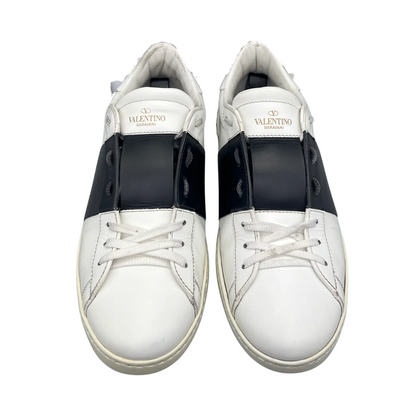 Valentino Garavani Open Sneakers (White Black)