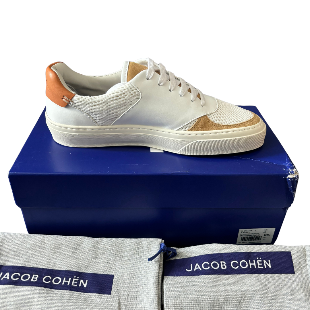 Jacob Cohën Dreamer Sneakers (White Beige) (New)