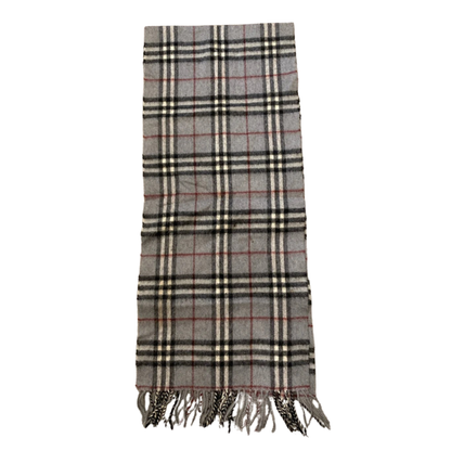 Burberry Scarf (Grey) (Vintage)