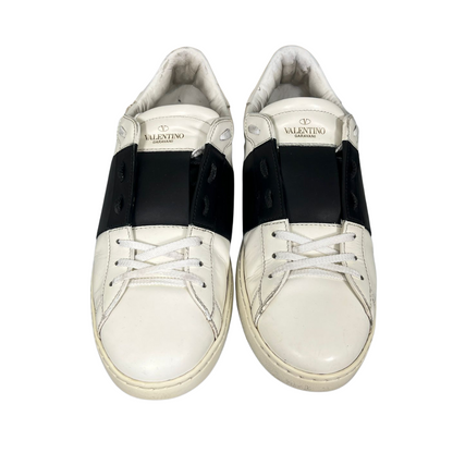 Valentino Garavani Open Sneakers (White Black)