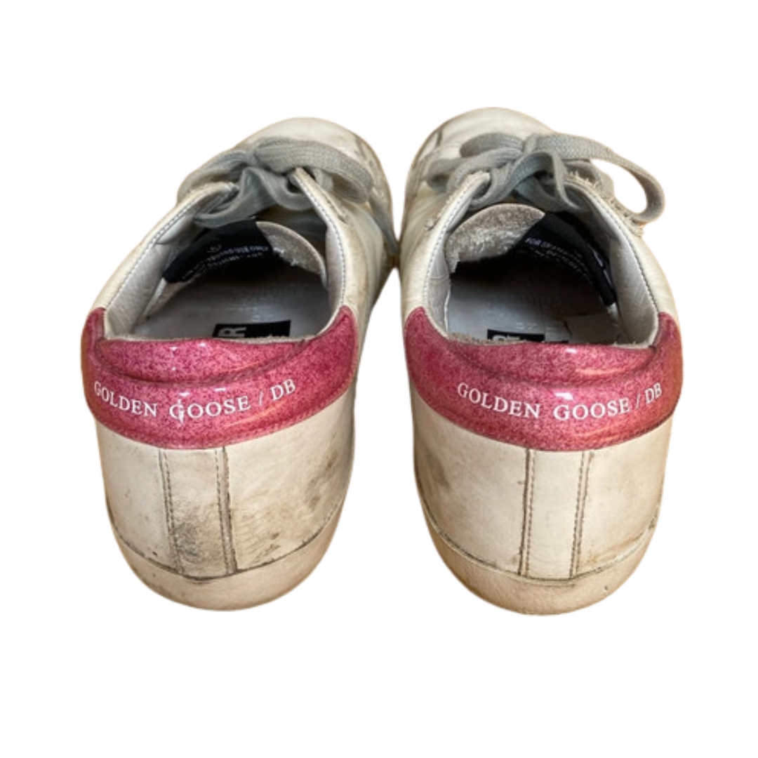Golden Goose Superstar Sneakers (White Pink) (Women's)