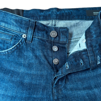 Dondup George Skinny Fit Jeans (Navy)