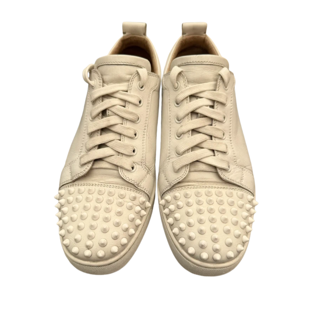 Christian Louboutin Louis Junior Spike Sneakers (White)