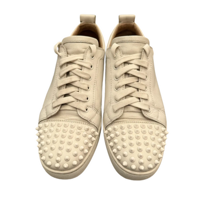 Christian Louboutin Louis Junior Spike Sneakers (White)