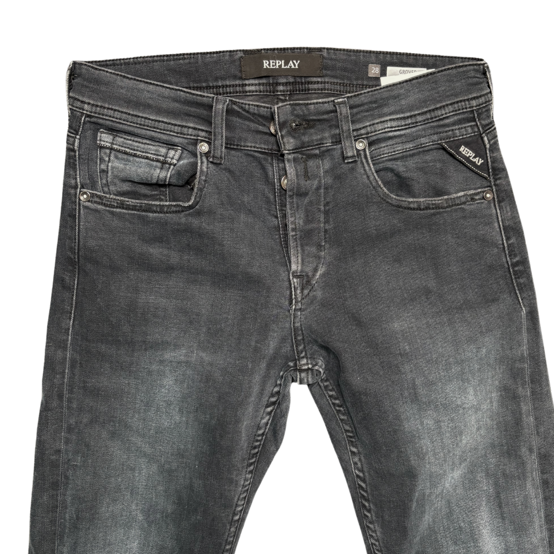 Replay Grover Slim Fit Jeans (Grey)