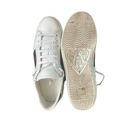 Gucci Ace Sneakers (White)