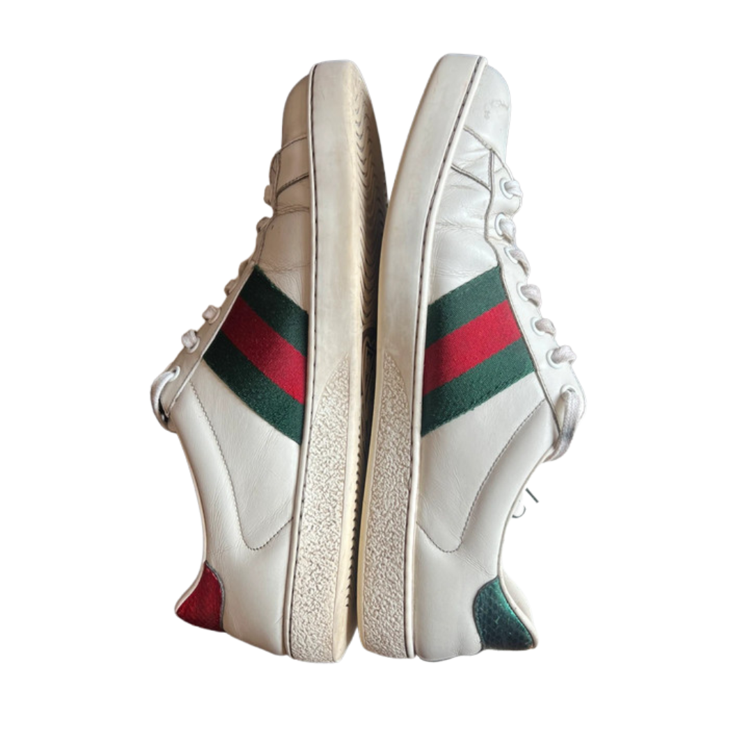Gucci Ace Sneakers (White)