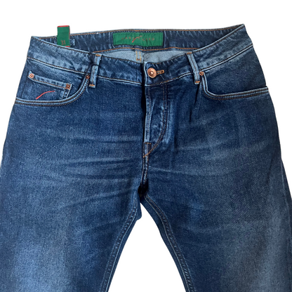 Handpicked Orvieto Slim Fit Jeans (Navy) (New)